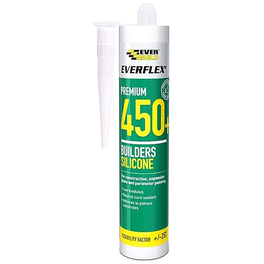 450 BUILDERS SILICONE WHITE