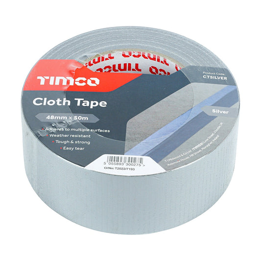 CLOTH TAPE SILVER