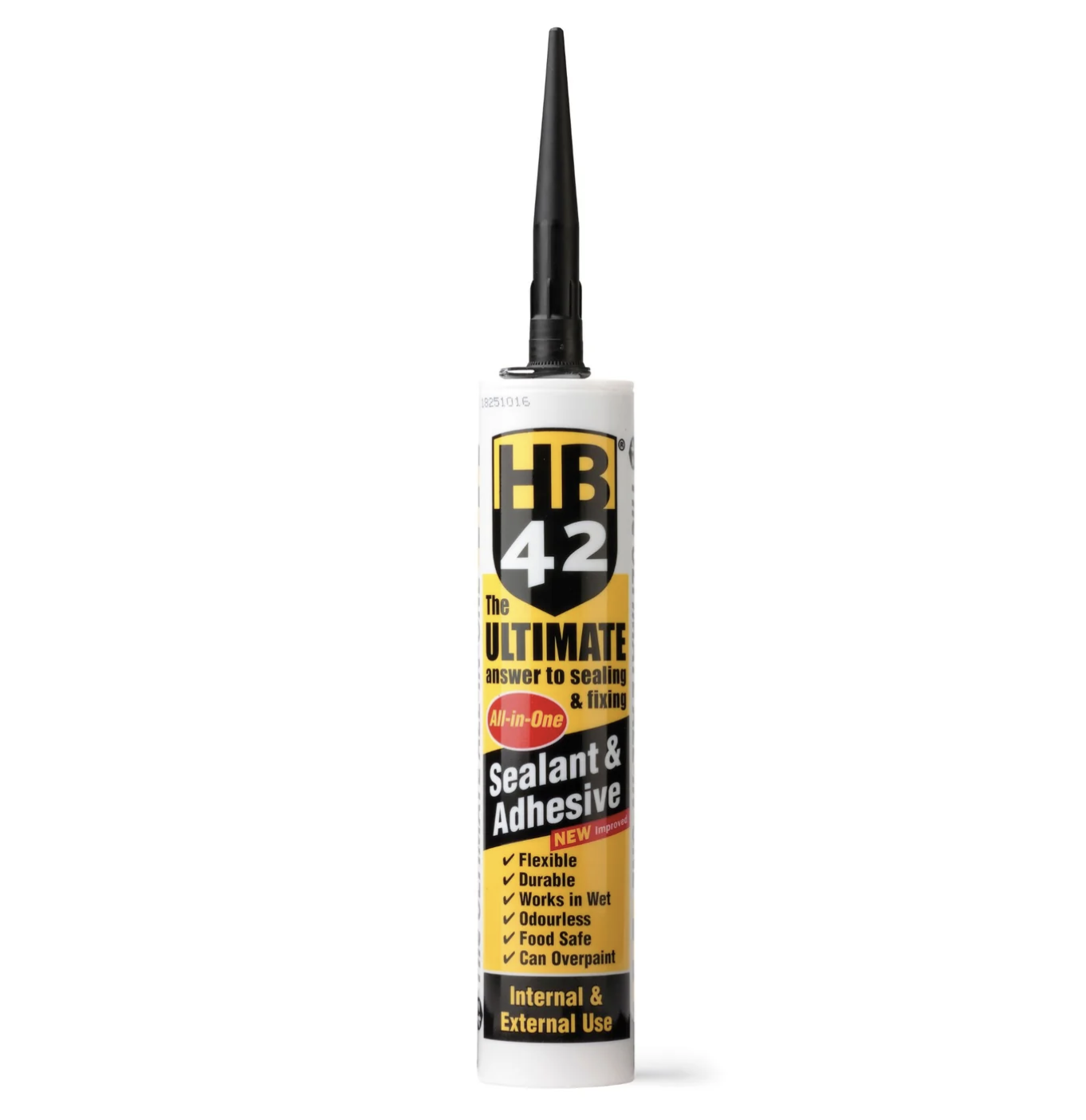 HB42 ALL IN 1 SEALANT ADHESIVE BLACK 290ML