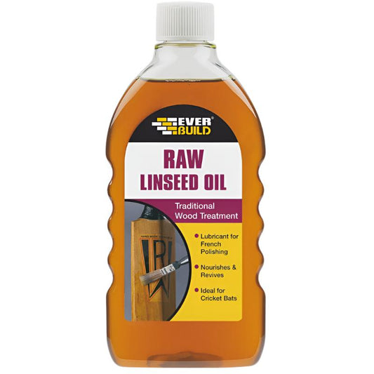 RAW LINSEED OIL, 500ML